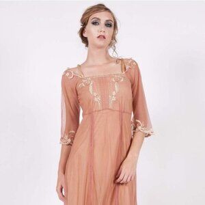 Nataya rose gold dress, size small